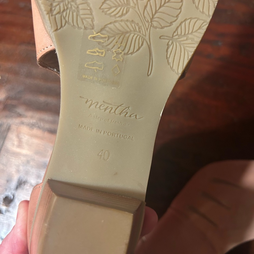 Miz Mooz MENTHA Tan Leather Sandals - Picture 6 of 8